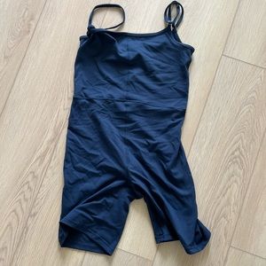 New with tags navy blue, Amazon onesie